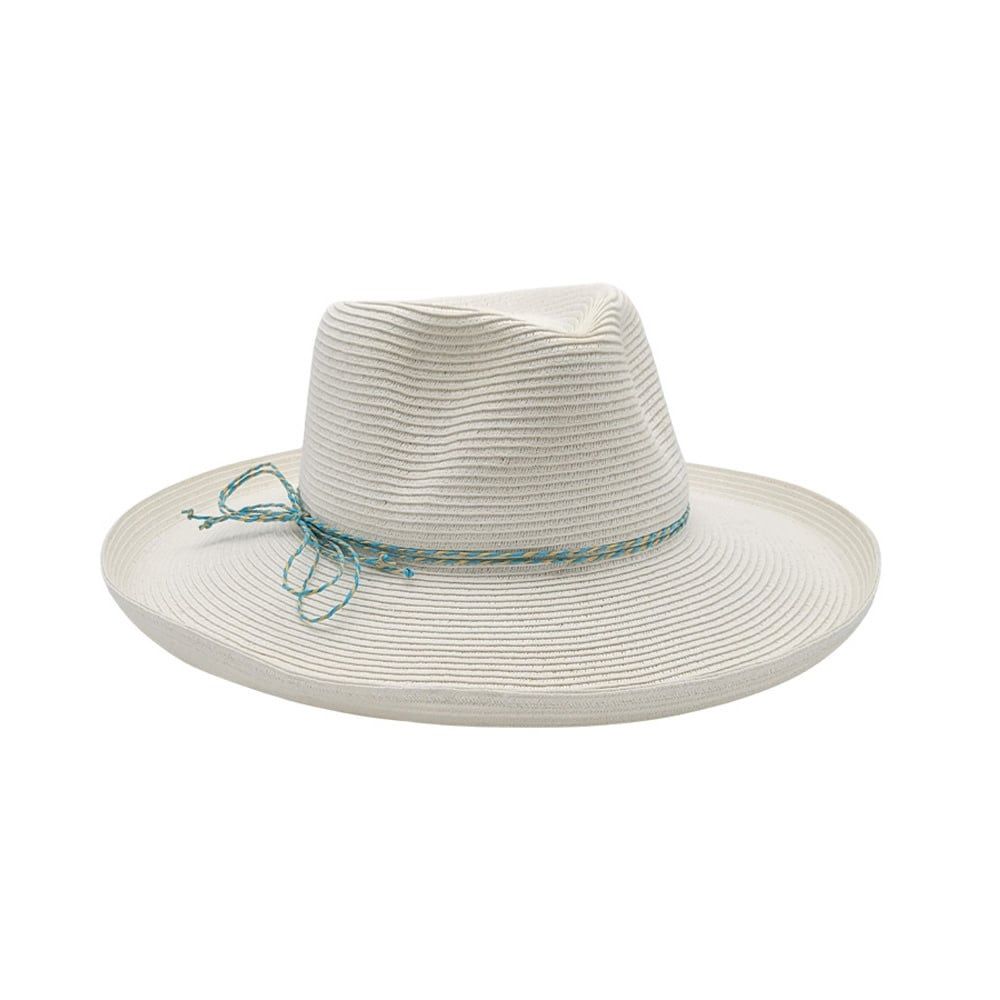 PHYSICIAN ENDORSED WILLOW FEDORA - WHITE/BLUE