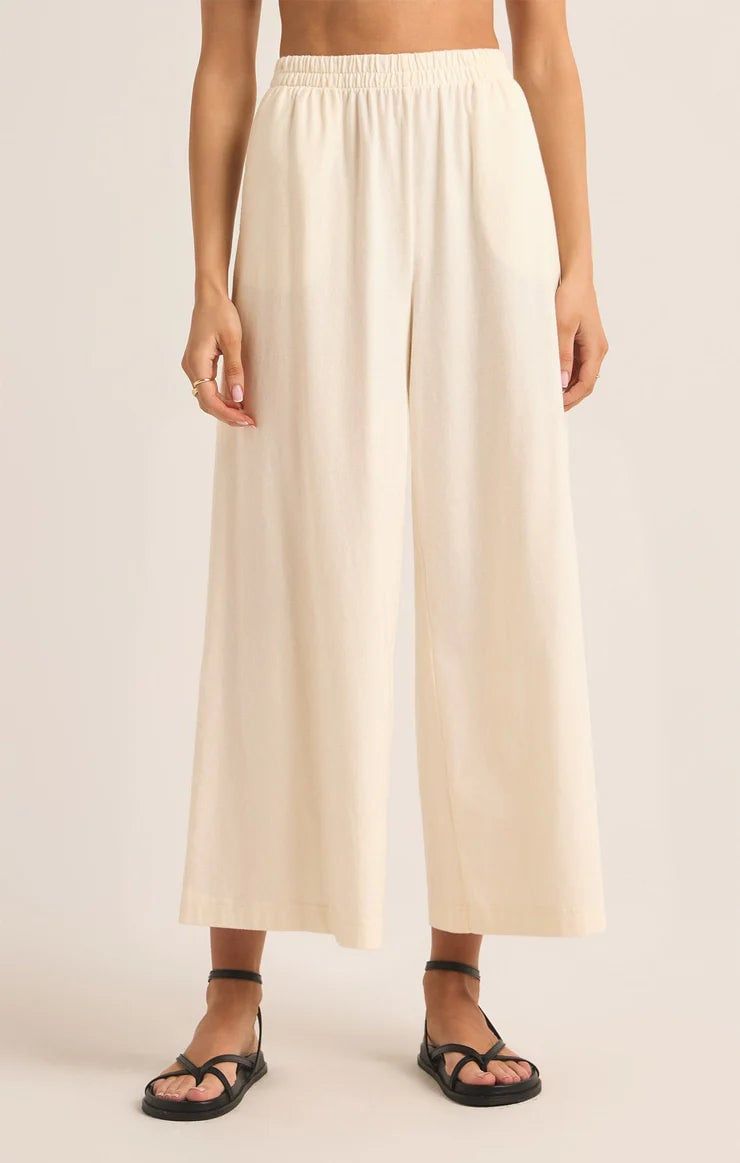 Z Supply Scout Jersey Flare Pant Sea Salt