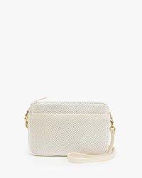 CLARE V MARISOL W/POCKET PERFORATED - CREAM