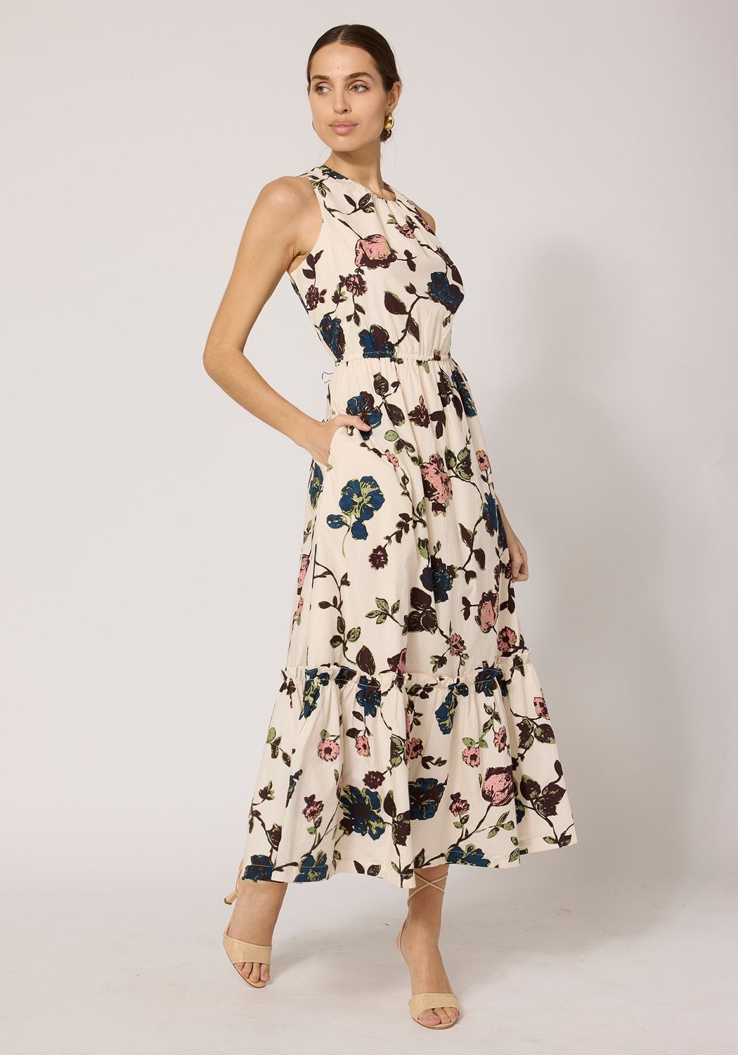 CLEOBELLA CARINA ANKLE DRESS JARDIN PRINT