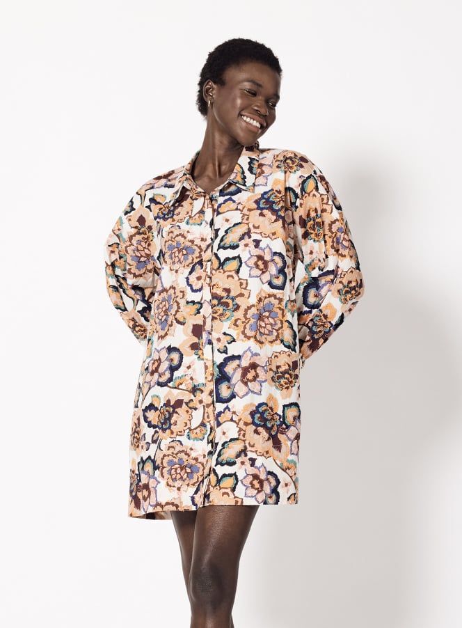 CLEOBELLA ELISHA MINI DRESS DESERT FLORAL PRINT