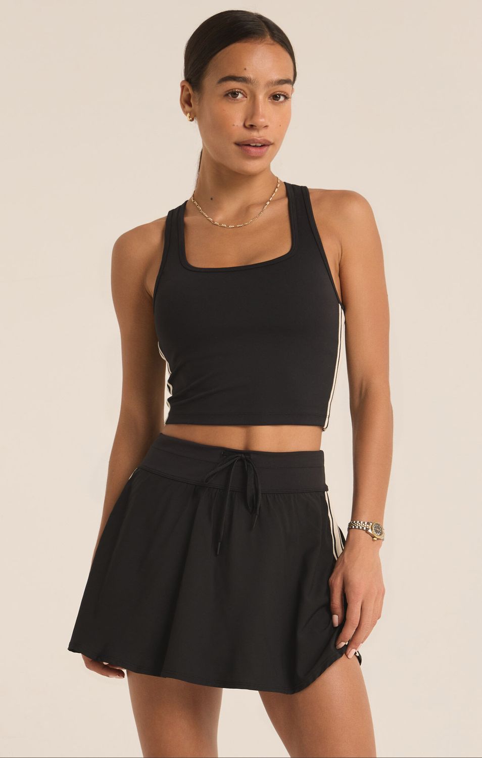 Z Supply Match Day Tank Black