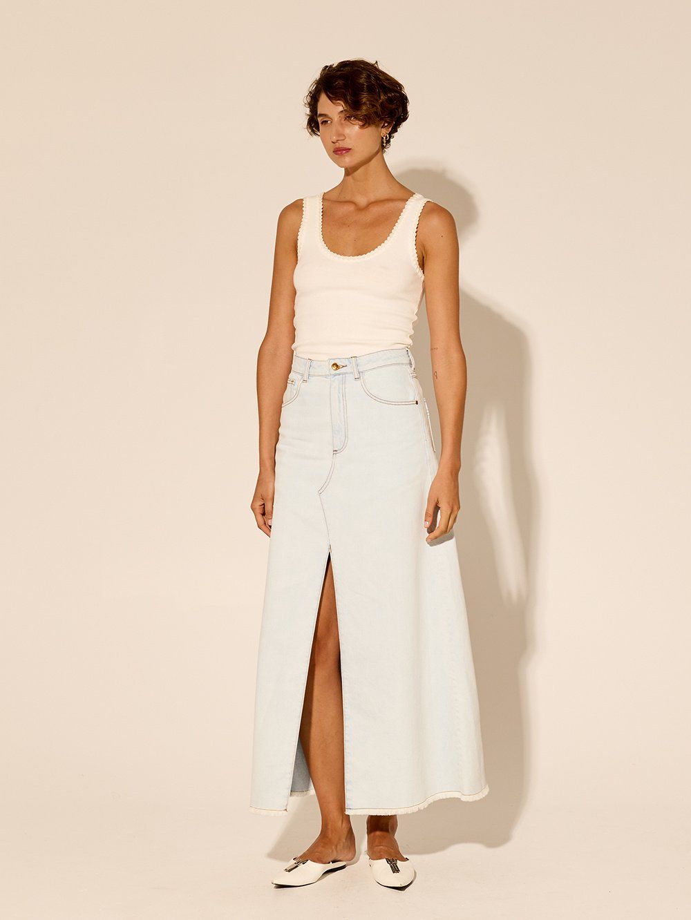 Kivari Zoya Skirt PALE INDIGO