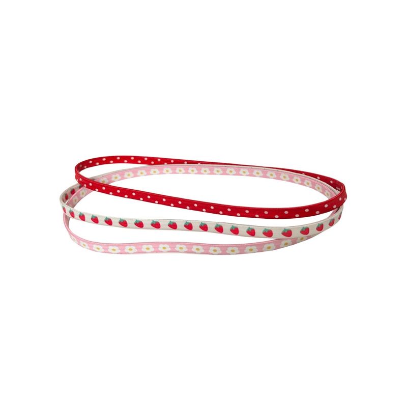 Strawberry Fair Elastic Headband Pack