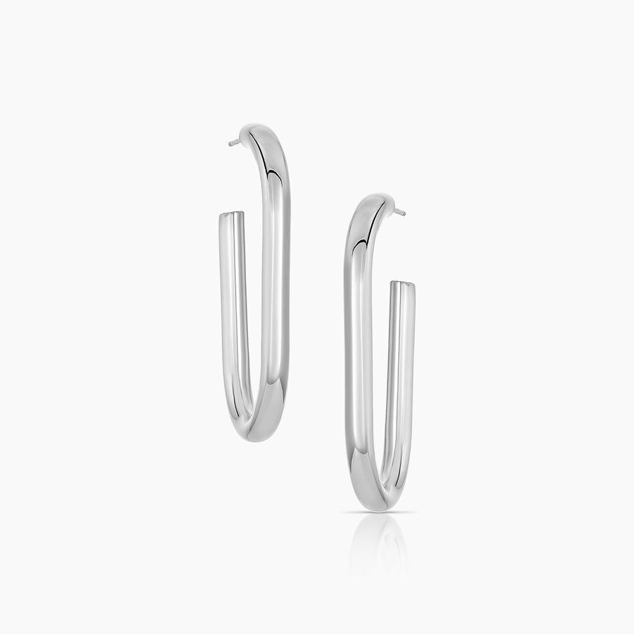 Thatch Athena Hoop Earrings Silver