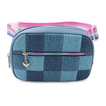 OMG DENIM CHECKER BUM BAG