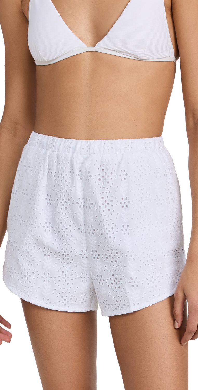 VITAMIN A TALLOWS SHORT - WHITE EYELET