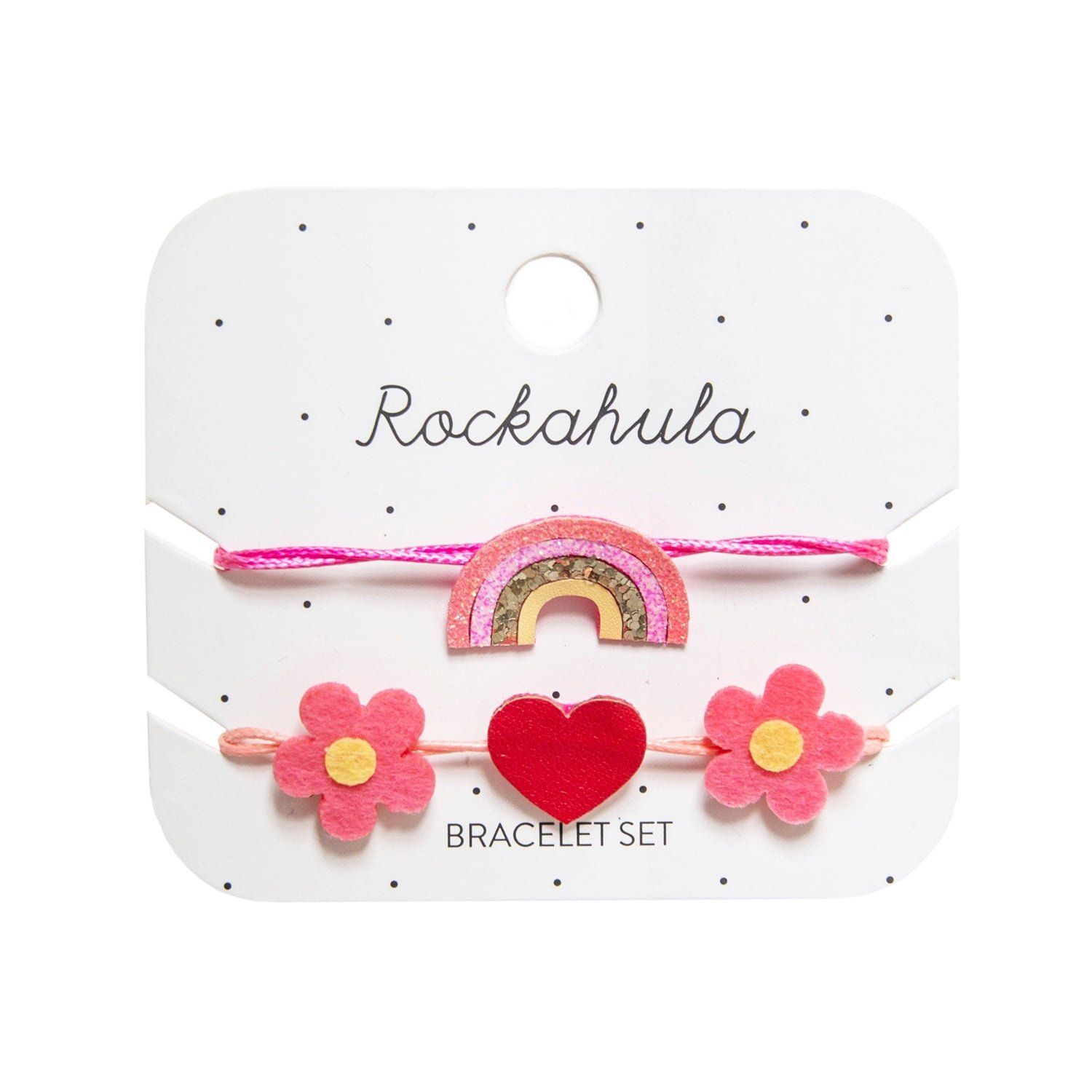 Cheerful Rainbow Bracelet Set