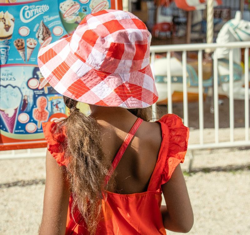 Sweet Cherry Reversible Sun Hat 3-6 Years