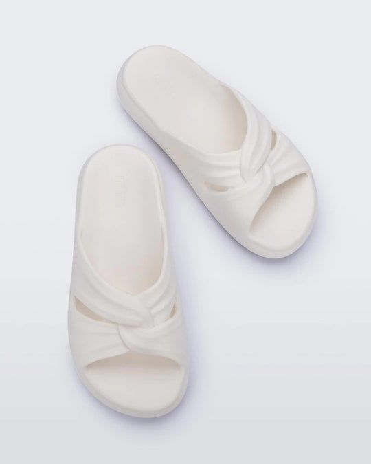 Melissa Free Slide, Color: White, Size: 7