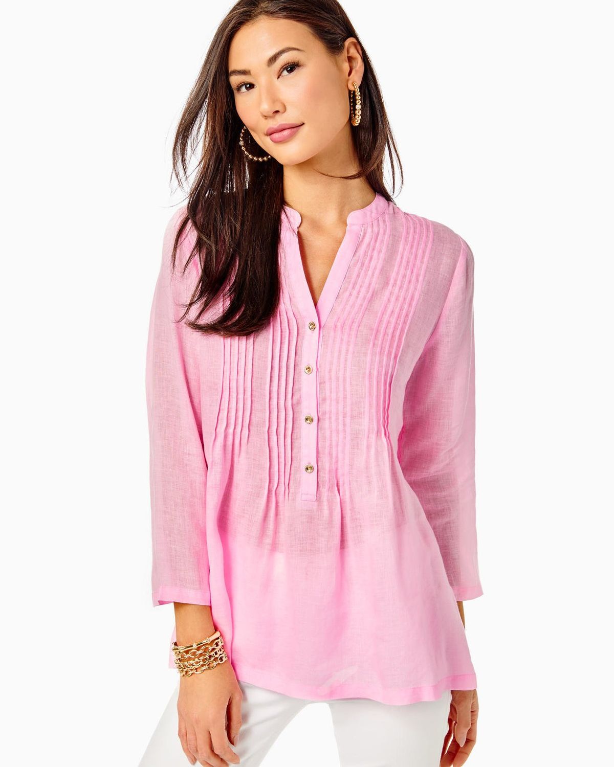 Lilly Pulitzer Sarasota Tunic, Color: Mandevilla Baby, Size: S