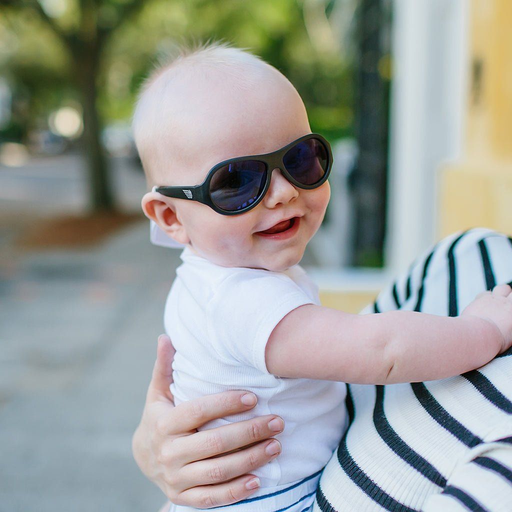 Babiators Original Aviator Sunglasses, Color: Jet Black, Size: 0-2 years