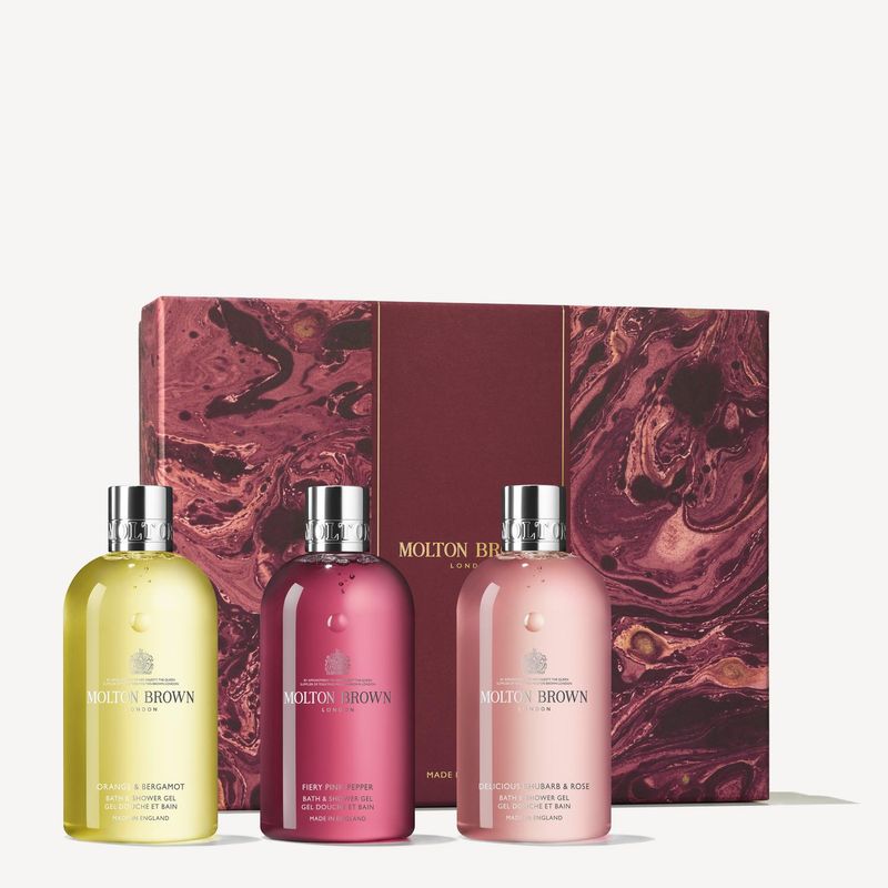 MOLTON BROWN CHRISTMAS WOMENS BATHING TRIO GIFT SET