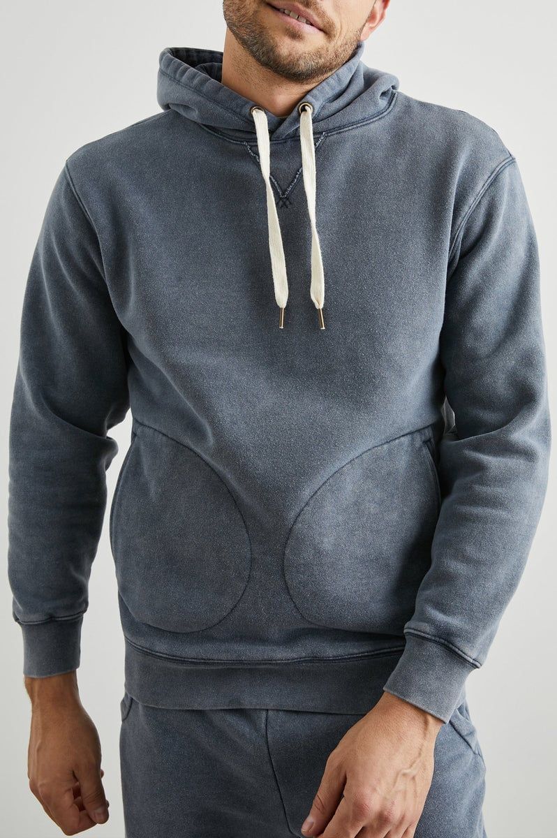 RAILS SATCHEL HOODIE SUNBLEACHED NAVY