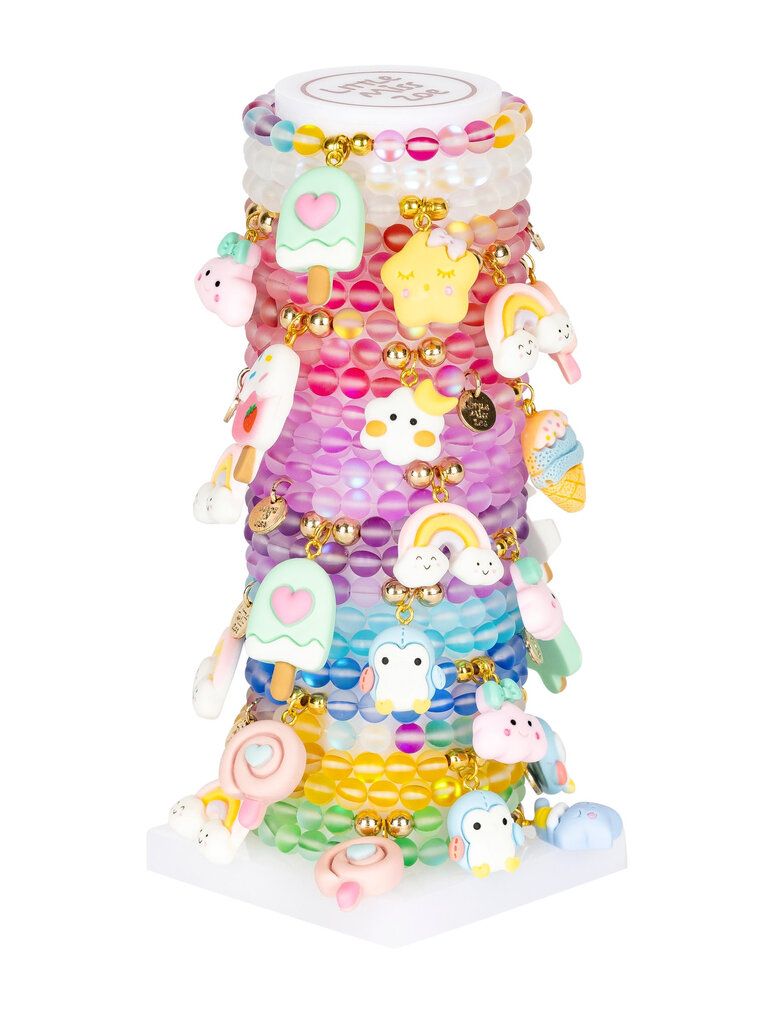 Little Miss Zoe Confetti  bracelets/3d charmsTower