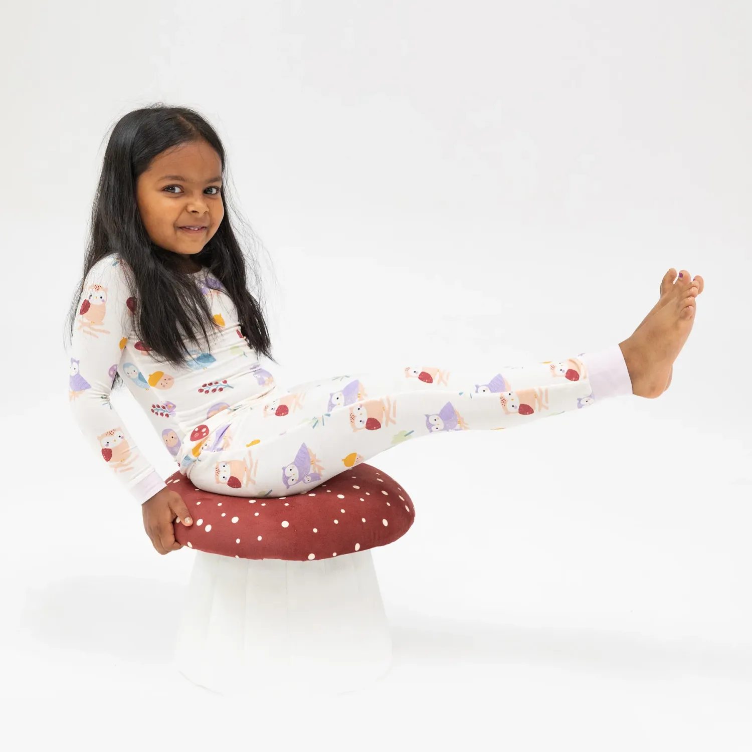 Angel Dear Cute Owls  - L/S Loungewear Set