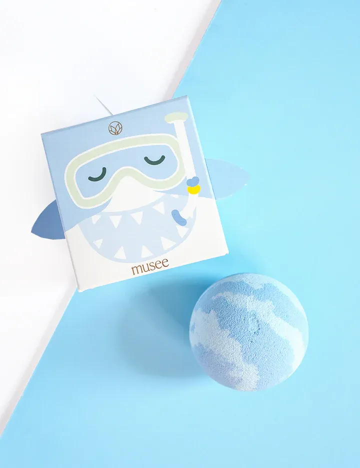 MUSEE BABY SHARK BALM BATH BOMB