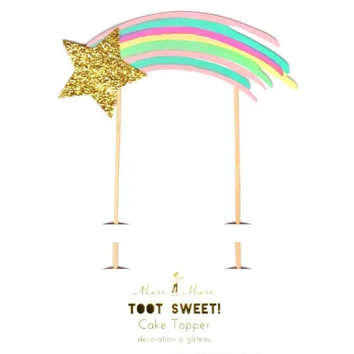 MERI MERI SHOOTING STAR CAKE TOPPER