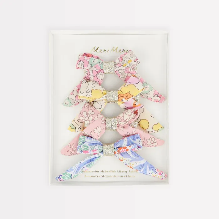 Meri Meri Floral Bow Hair Clips