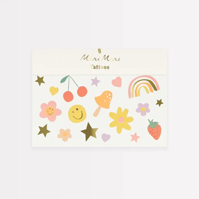 Meri Meri Happy Icons Tattoos
