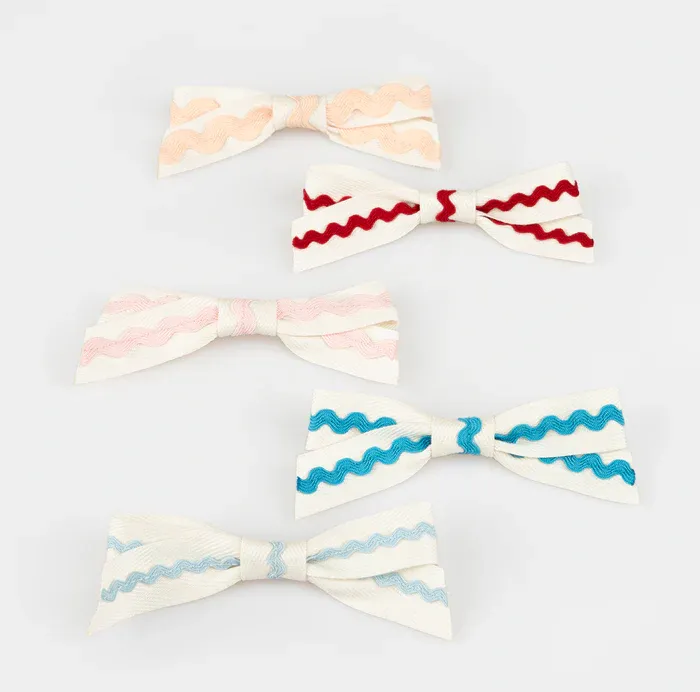 Meri Meri Ricrac Bow Hair Clips