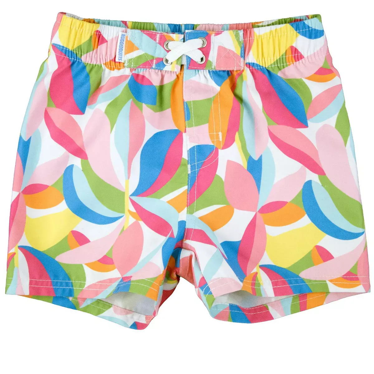 RuffleButts Swim Trunks TROPICAL ADVENTURE