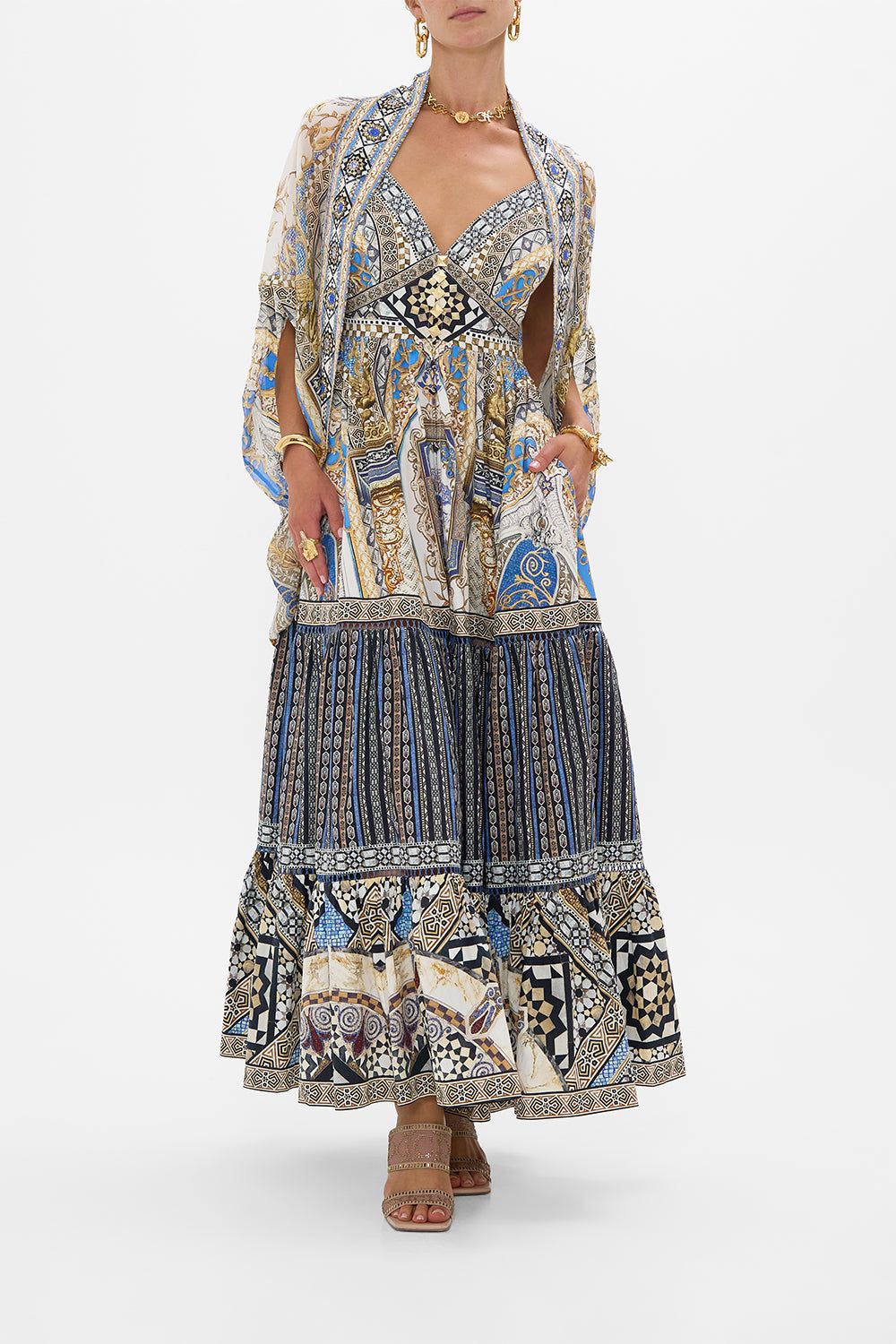CAMILLA OPEN FRONT CARDI CAPE MAKE ME YOUR MOSAIC