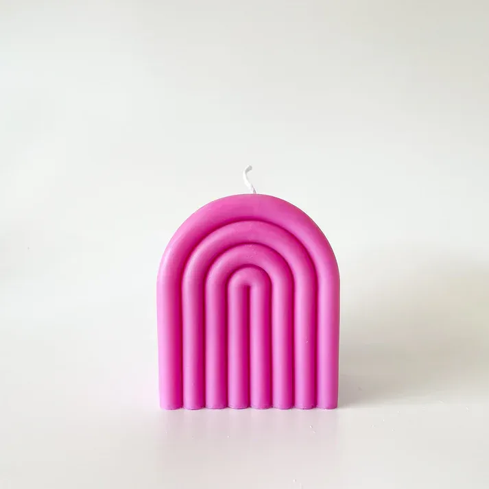 Olive &amp; Loom Rainbow Arch Candle
