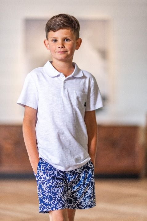 FEATHER 4 ARROW SUNSHINE DAZE BOY&#39;S VOLLEY TRUNK TWILIGHT