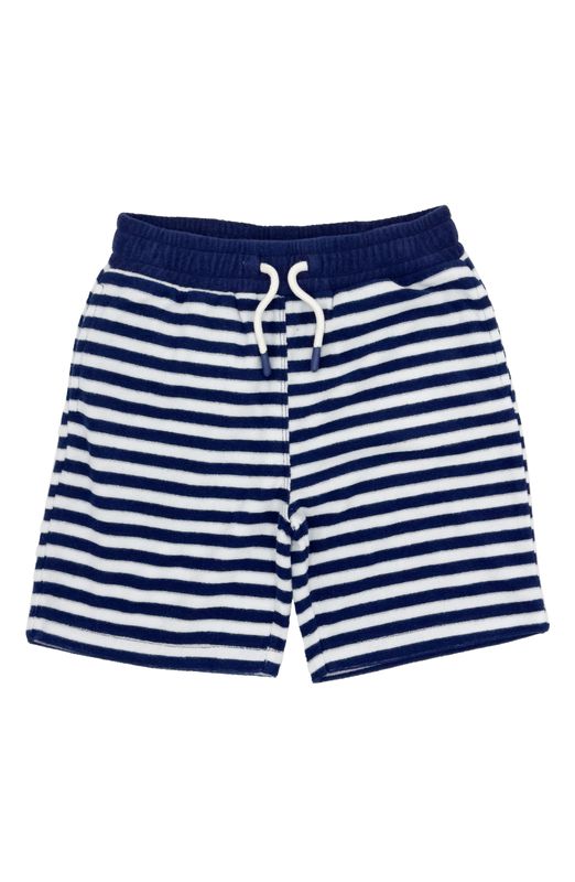 FEATHER 4 ARROW COASTAL TERRY SHORT NAVY/WHITE STRIPE