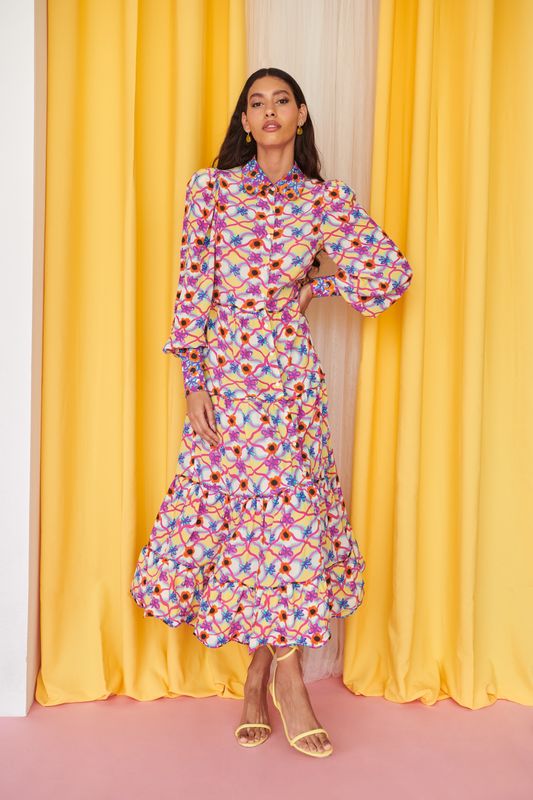 Celia B Sunlit Dress Purple