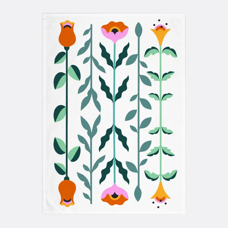 HAVE A NICE DAY GARDEN TEA TOWEL