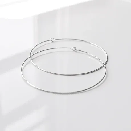 THATCH PETITE LOLA HOOP SILVER