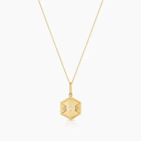 THATCH DIVINE FEMININE NECKLACE GOLD