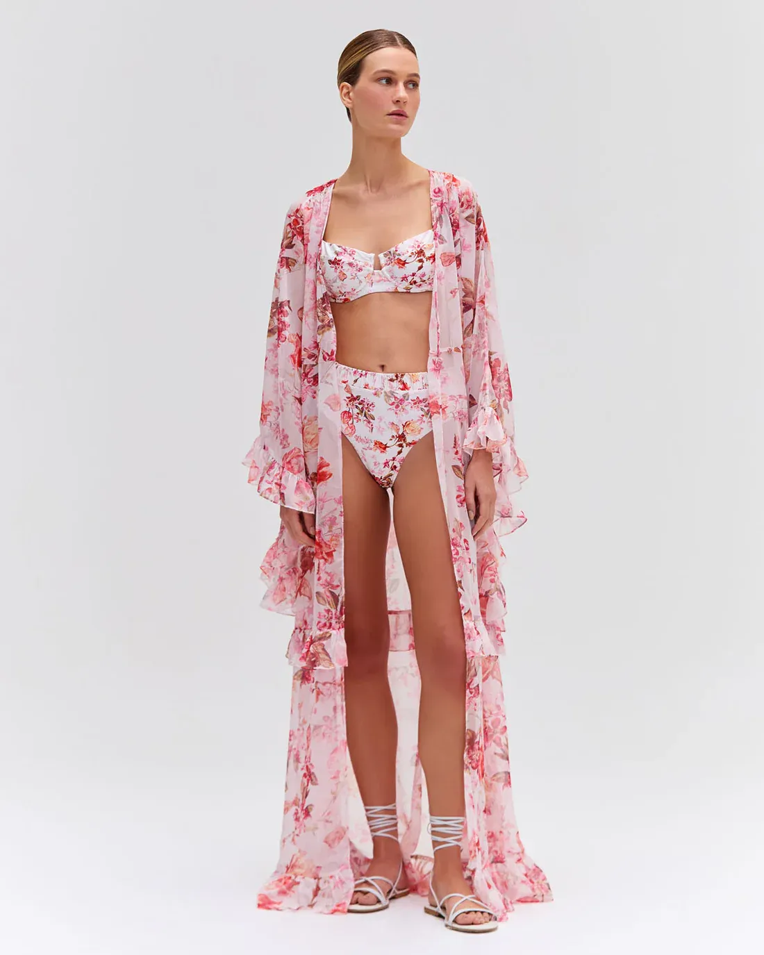 Patbo Floral Haze Maxi Robe