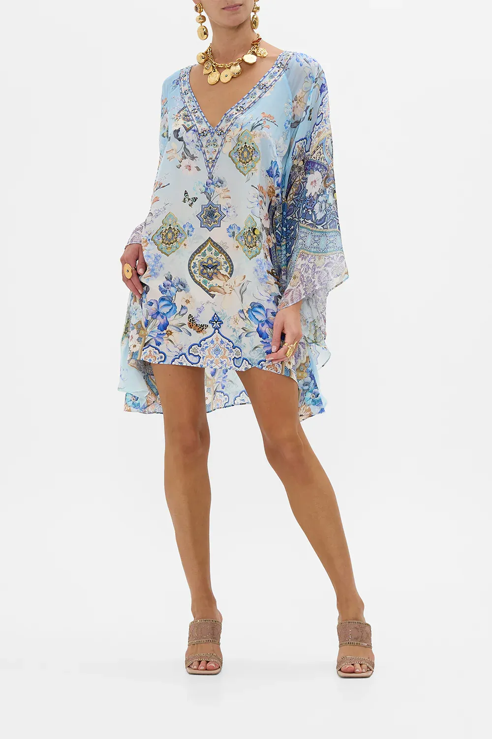 CAMILLA RAGLAN SLEEVE FLARED KAFTAN AL MANIAL PALACE MEMOIRS