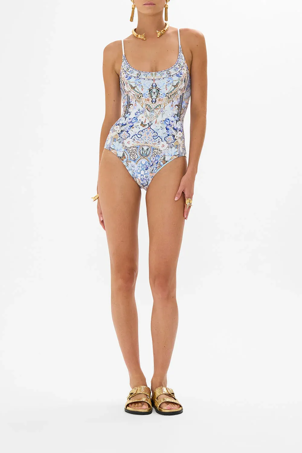 CAMILLA SCOOP NECK ONE PIECE AL MANIAL PALACE MEMOIRS