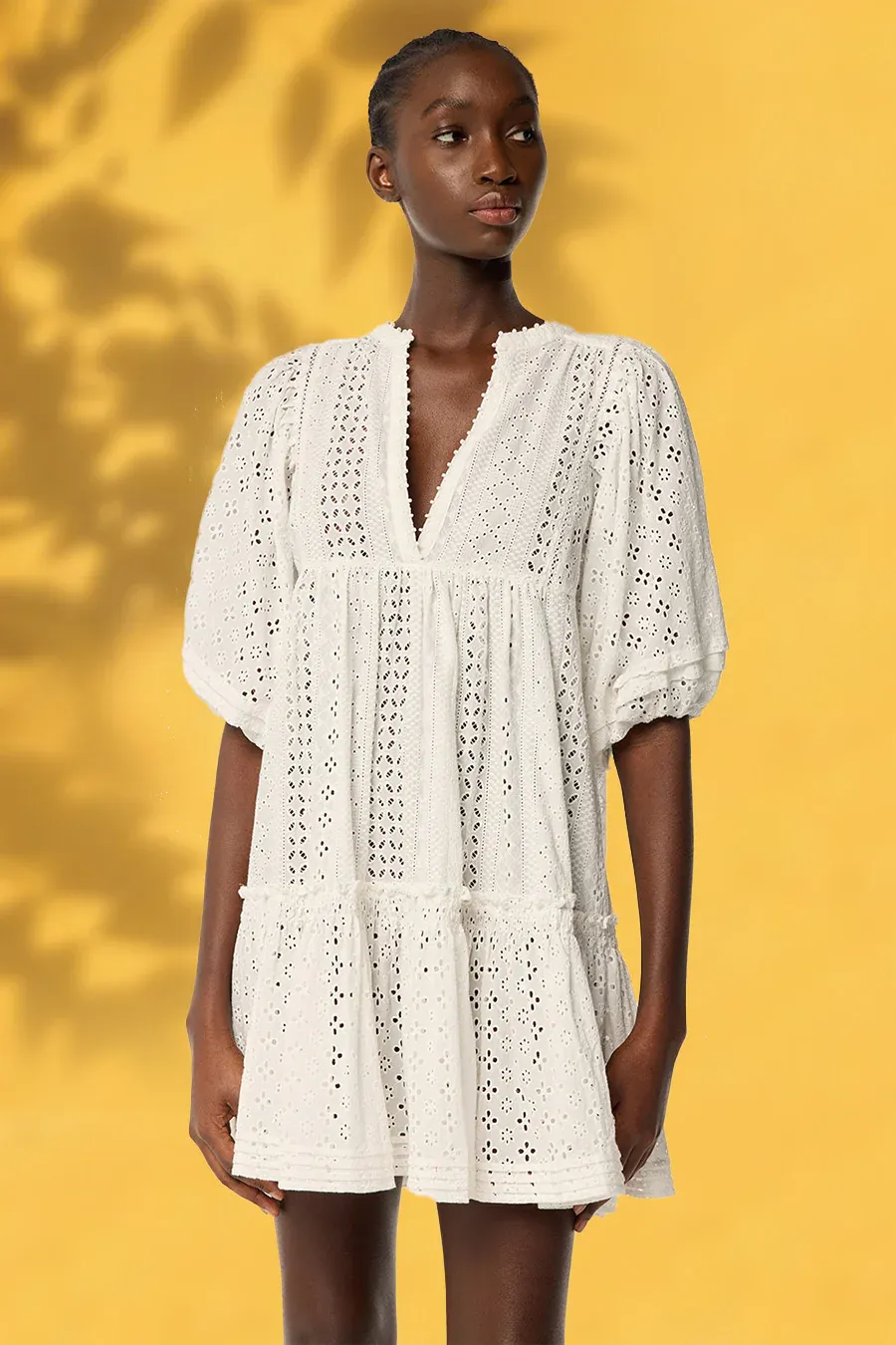 POUPETTE ST BARTH MINI DRESS ARIA CT E PL WHITE