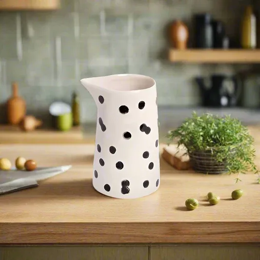 Caroline Gardener Mono Dotty Small Jug