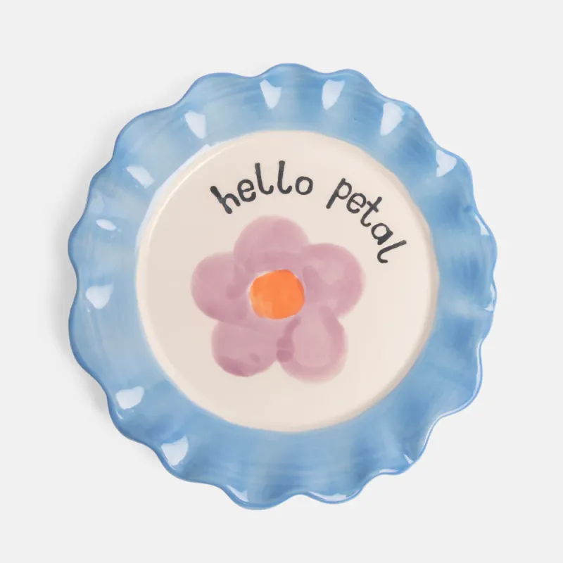 Caroline Gardener Hello Petal Daisy Plate