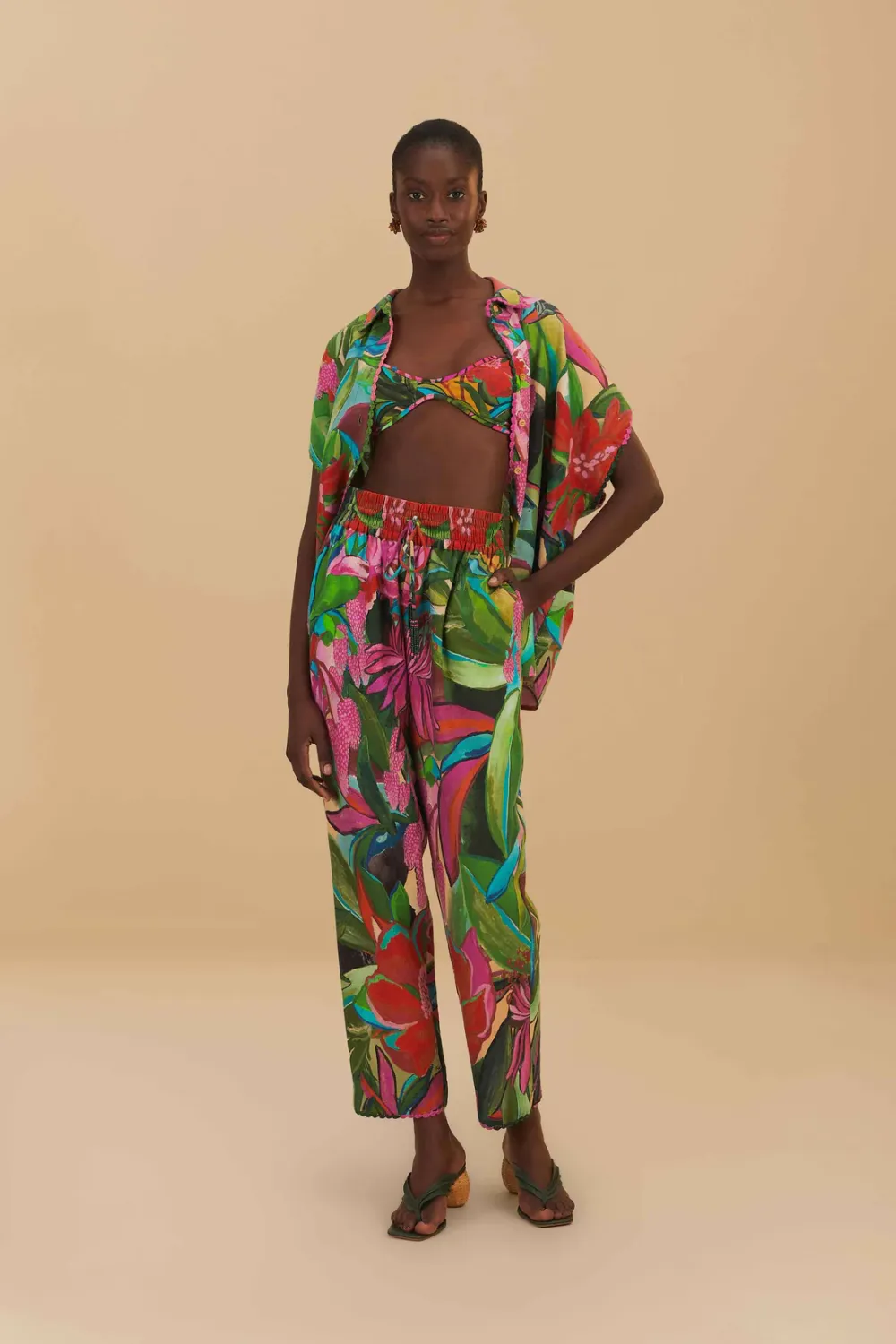 FARM RIO JARDIN DE REVE PANTS