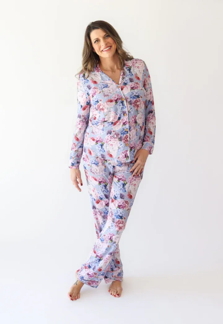 Posh Peanut Annie - Women&#39;s Long Sleeve &amp; Relaxed Long Pajama Pants