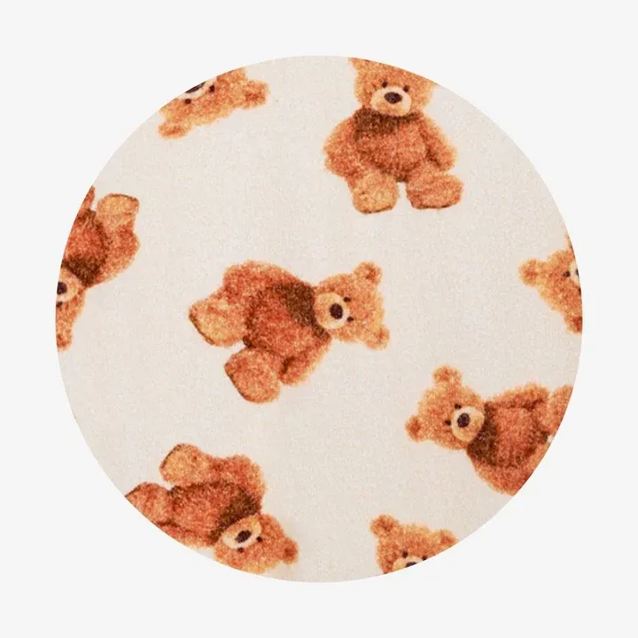 Posh Peanut Teddy Freddy - Footie Zippered One Piece