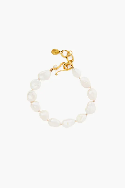 CHAN LUU WHITE PEARL BRACELET