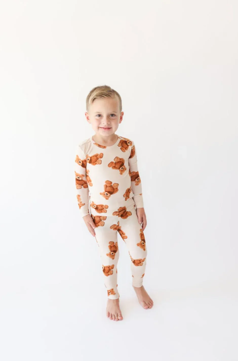 Posh Peanut Teddy Freddy - Classic Pajama Set