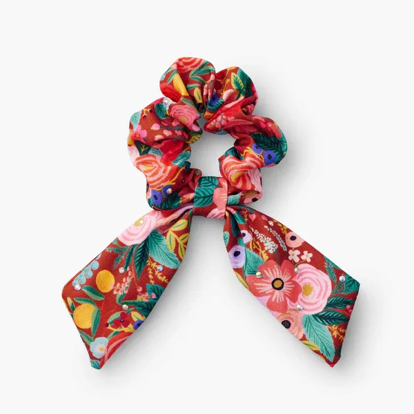 RIFLE PAPER CO Garden Party Rust Embellished Scrunchie