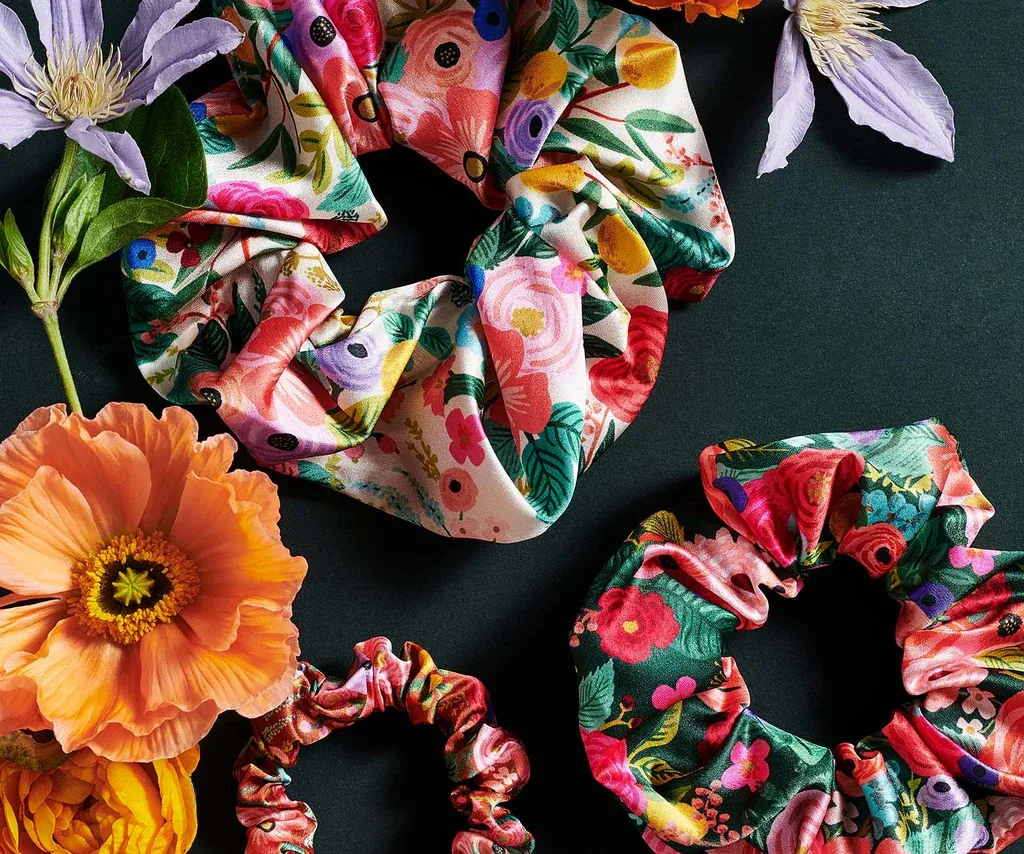 RIFLE PAPER CO Garden Party Scrunchie Set