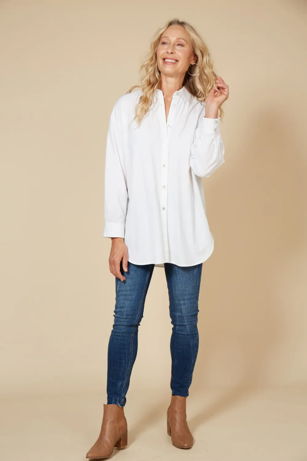 EB&amp;IVE OVERSIZED SHIRT