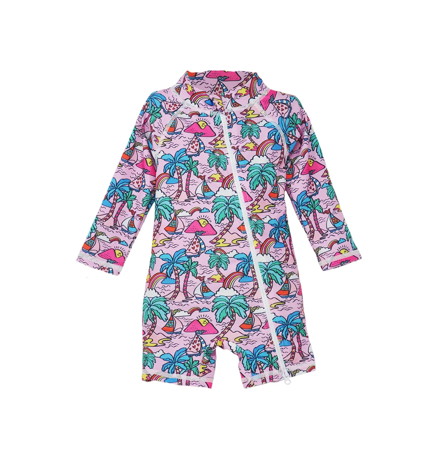 Flap Happy Island Doodles Shortie Surf Suit