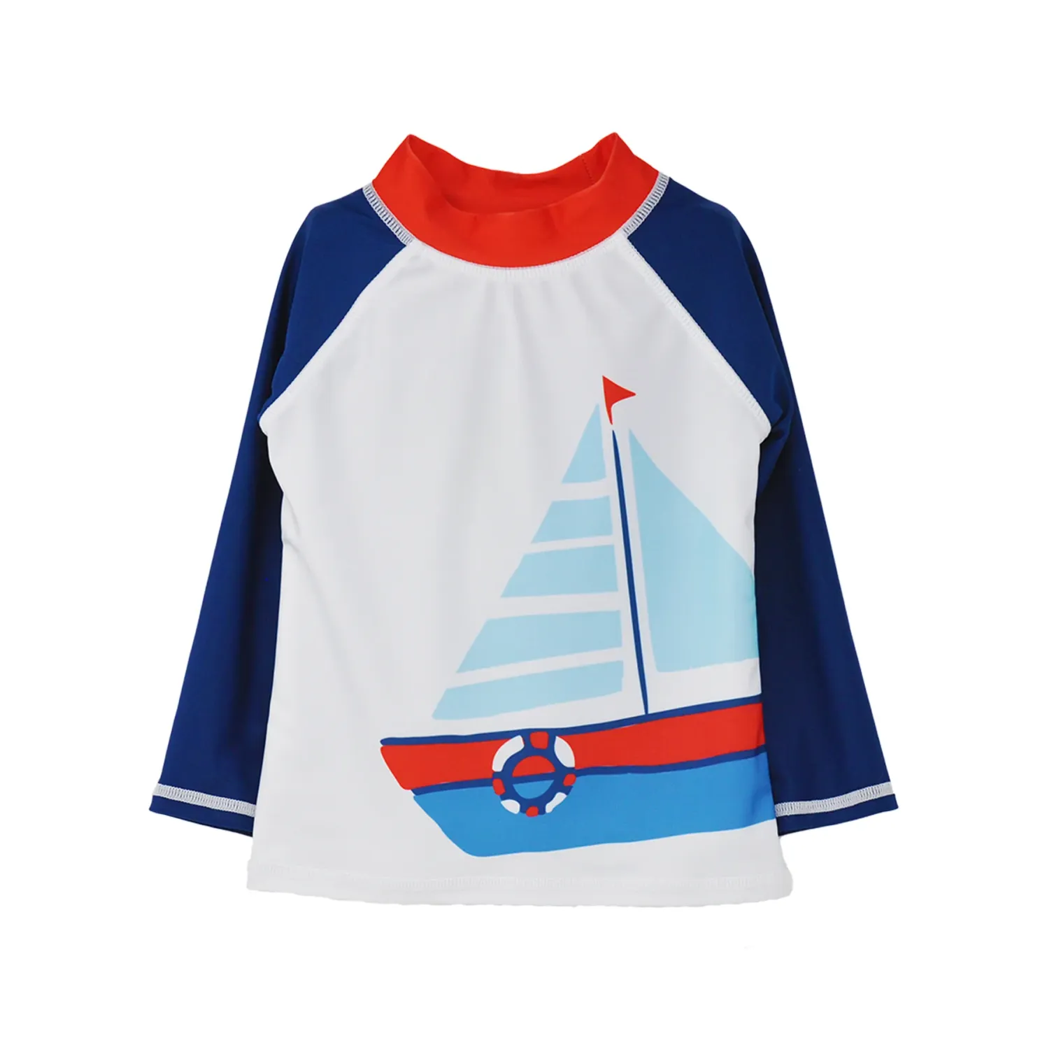 Flap Happy Nautical Fun Rash Guard